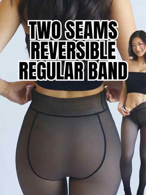 Fleece-Lined Sheer Leggings - Image 7