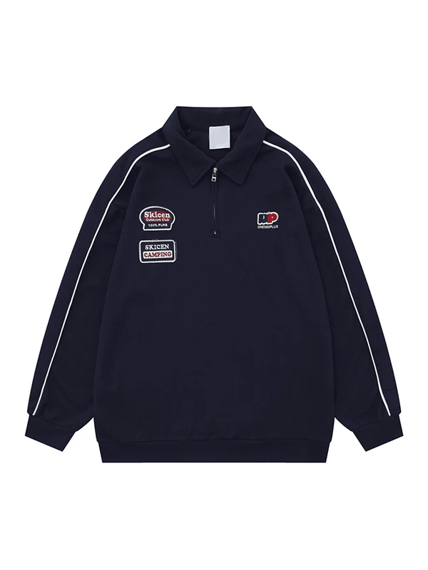Men's Polo Oversized Long Sleeve Tee - Image 3