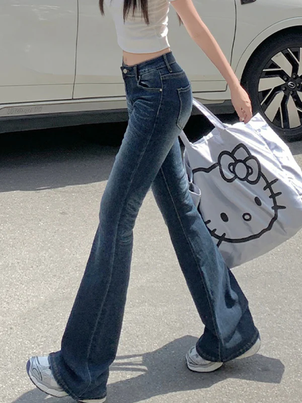 Slim Stretch Flare Jeans - Image 3